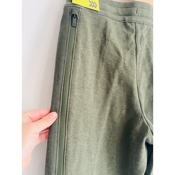NWT All In Motion Olive Green Pants with hidden zipper sz S - Picture 4 of 8